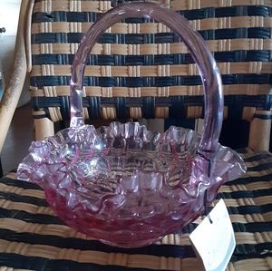 Lavender-Glass Basket